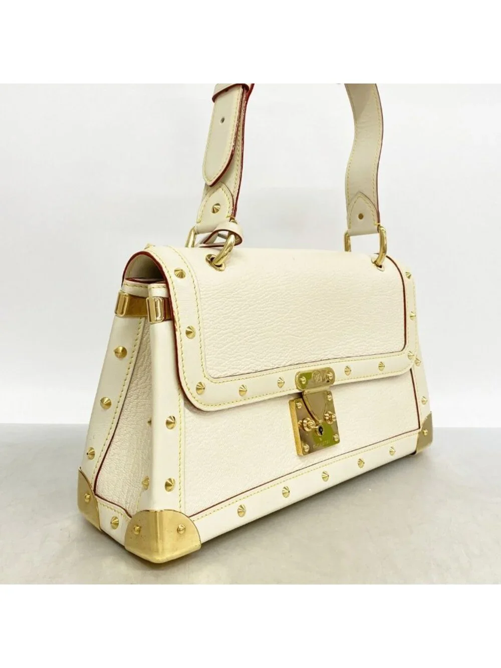 Louis Vuitton Shoulder Bag Suhali Tarantue Blanc